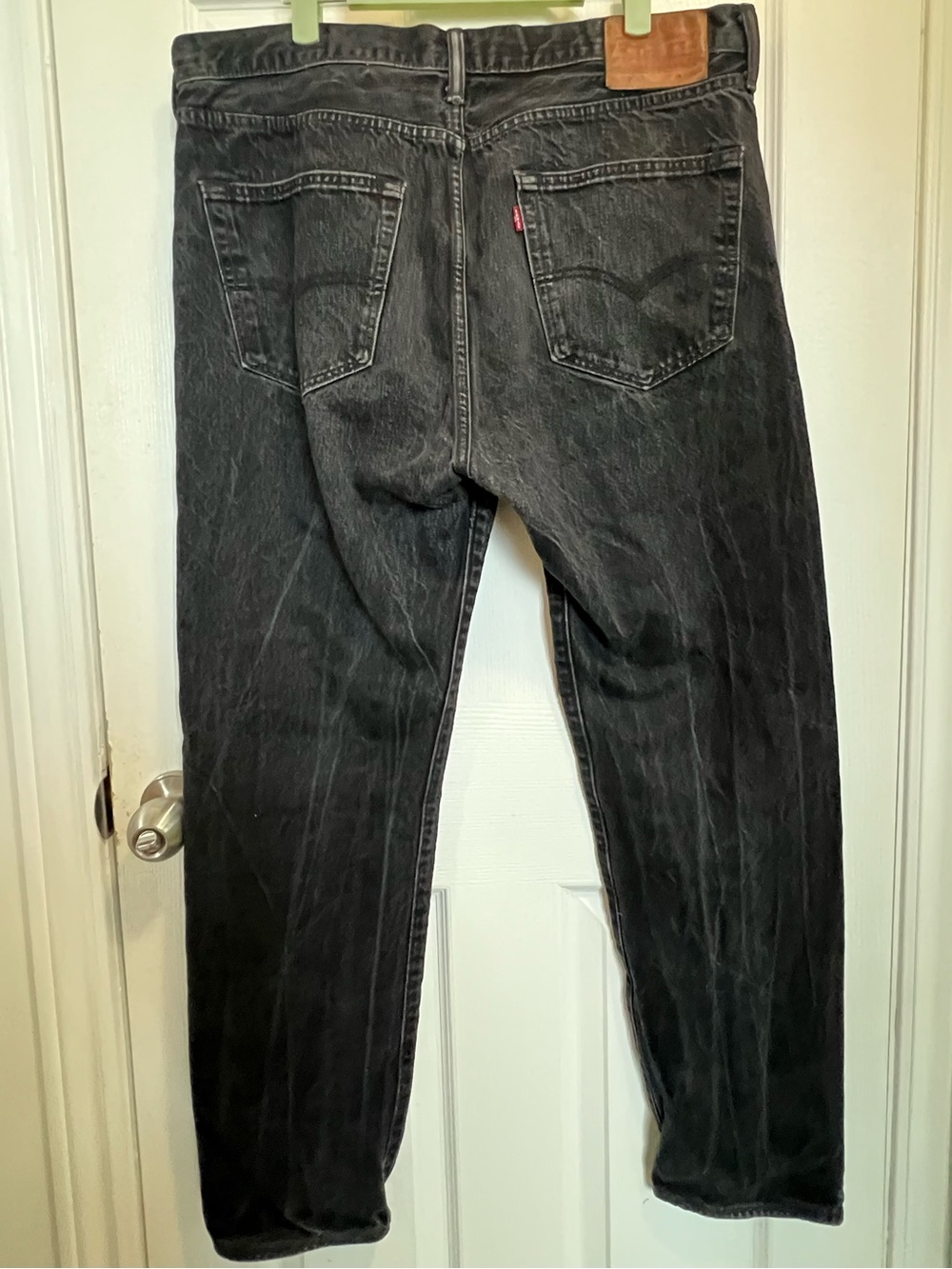 Vintage Levi's 501 CT Black Washed Relaxed Jeans